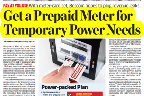 Economic Times – Bangalore Edition-July 25th, 2015